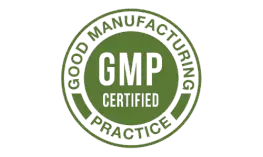 GMP Certified badge - Good Manufacturing Practice compliance for Lymph Savior