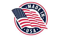 Made in USA flag badge - Lymph Savior manufactured in the United States