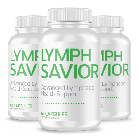 Lymph Savior supplement bottles with special discount offer and money-back guarantee